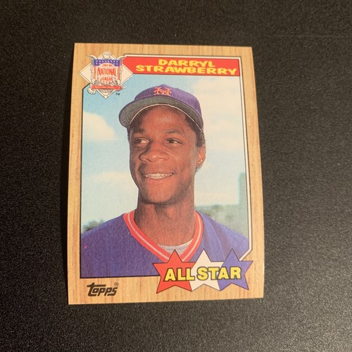 1987 Topps Darryl Strawberry New York Mets All Star Baseball Card EBay