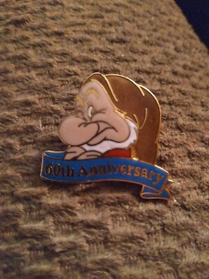 Grumpy 60th Anniversary Pin Walt Disney 1997 | eBay