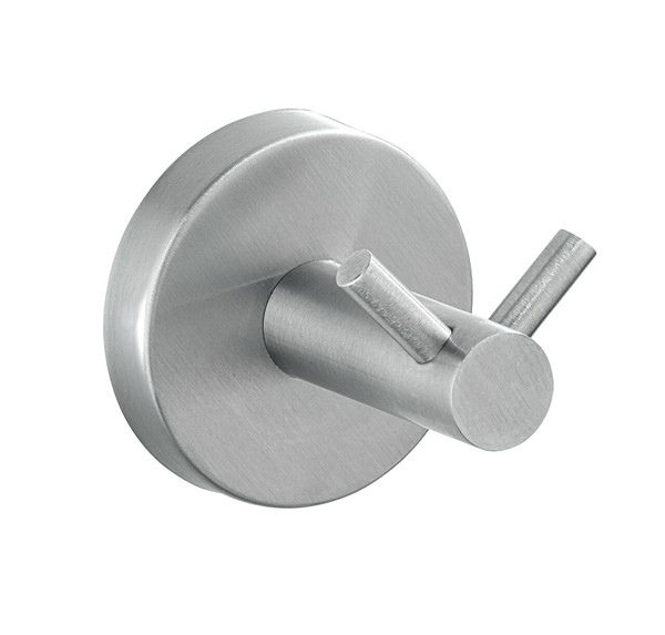 Wenko Wand Haken Handtuch Halter Edelstahl Bad Wc Garderoben Kleider Bosio Matt-image