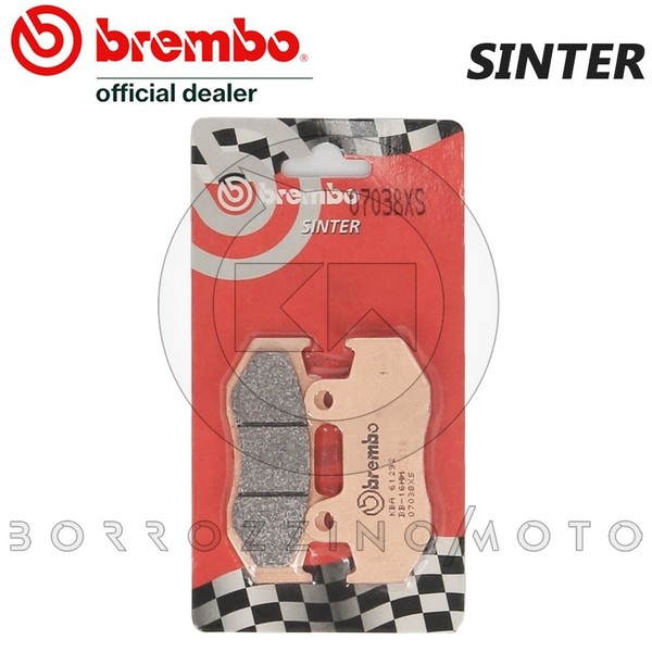 BremsbelÄGe Brembo Hinten Sinter 07038XS FüR Suzuki Burgman 250 1998-image
