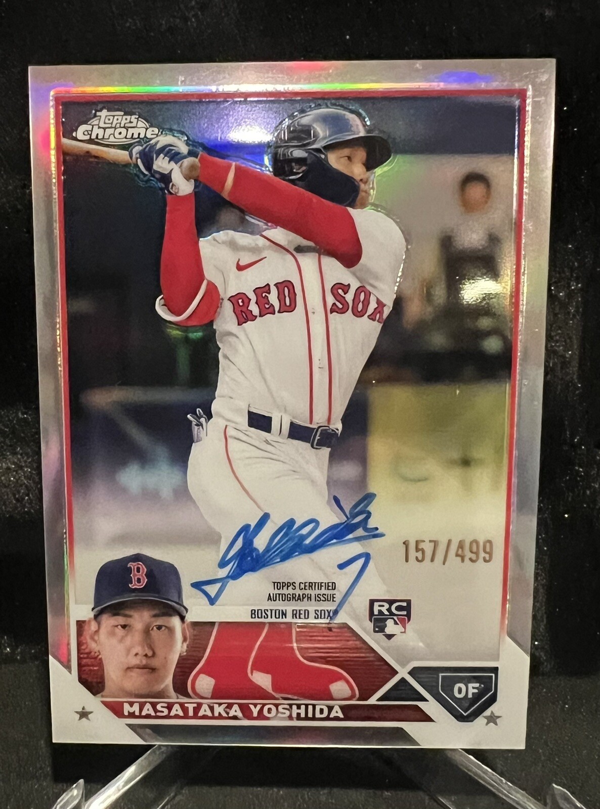 2023 Topps Chrome - Rookie Autographs Refractor #RA-MY Masataka Yoshida #/499