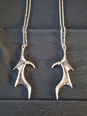 Gothic Wing Necklace x 2