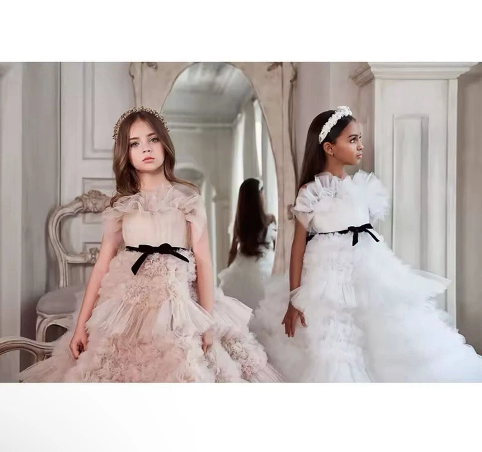 Quinceañera Rosa Princesa Fiesta Baile de graduación Vestido Cumpleaños Niña Vestido Comunión 14 Años Foto 4 de 4