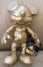 NWT MICKEY MOUSE 90TH ANNIVERSARY GOLD COLLECTION SMALL PLUSH HTF SOLD OUT