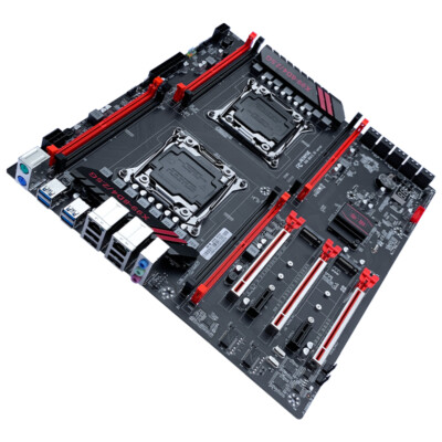X99-8D4 E-ATX Motherboard With 2x Intel Xeon E5-2696 V3 18C/36T