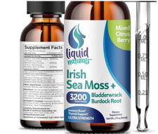 Sea Moss - 3200Mg Irish Sea Moss Liquid Drops, 6X Stronger Seamoss than Pills an