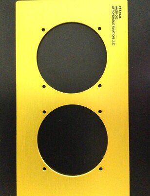 FAA/PMA APPROVED G5 Dual Flush Mount Adapter Plate P/N 115-02733-00