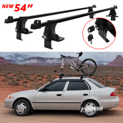 Top Roof 54'' Cross Bar Car Rack Luggage Carrier For Toyota Corolla 2014-2021