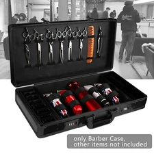 Barber Stylist Suitcase Carrying Case Box For Clippers Trimmers Scissors Combs