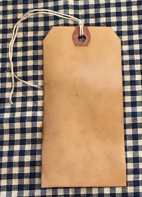 Special Price- 300 LARGE Coffee Stained Primitive Hang Tags Lot
