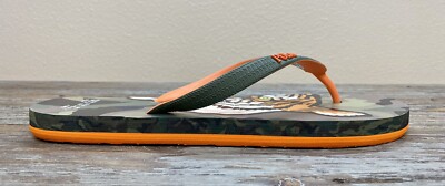 Sz 9 Polo Ralph Lauren Whitlebury II Tiger Camo Print Flip Flop Sandals 9/10 Polo Ralph Lauren Whitlebury II Tiger Camo Print Flip Flop  main image 2