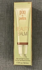 New Pixi by Petra Beauty Balm High-Coverage Foundation No.6 Expresso 1.7 fl oz
