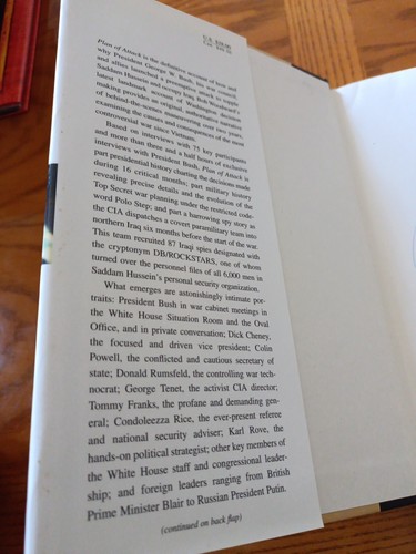 signed, Plan of Attack, 2004, first edition, Bob Woodward, HCDJ - Picture 5 of 9