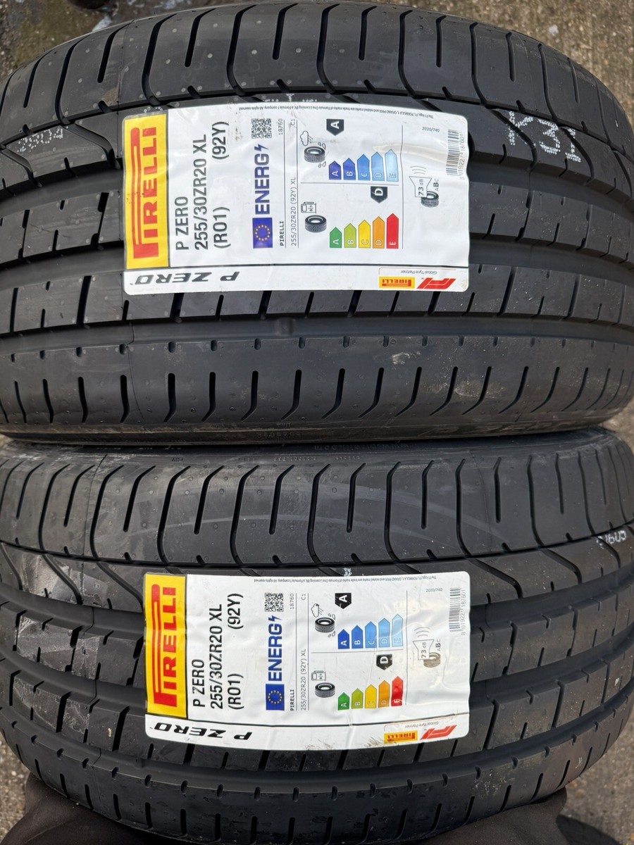 2x Pirelli P Zero R01 255/30/20 92Y XL 2553020 255 30 20 NEW TYRES