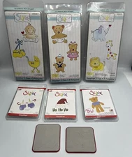 Sizzix Sizzlits Die Lot Scrabooking Crafting Cardmaking Christmas Baby Animals