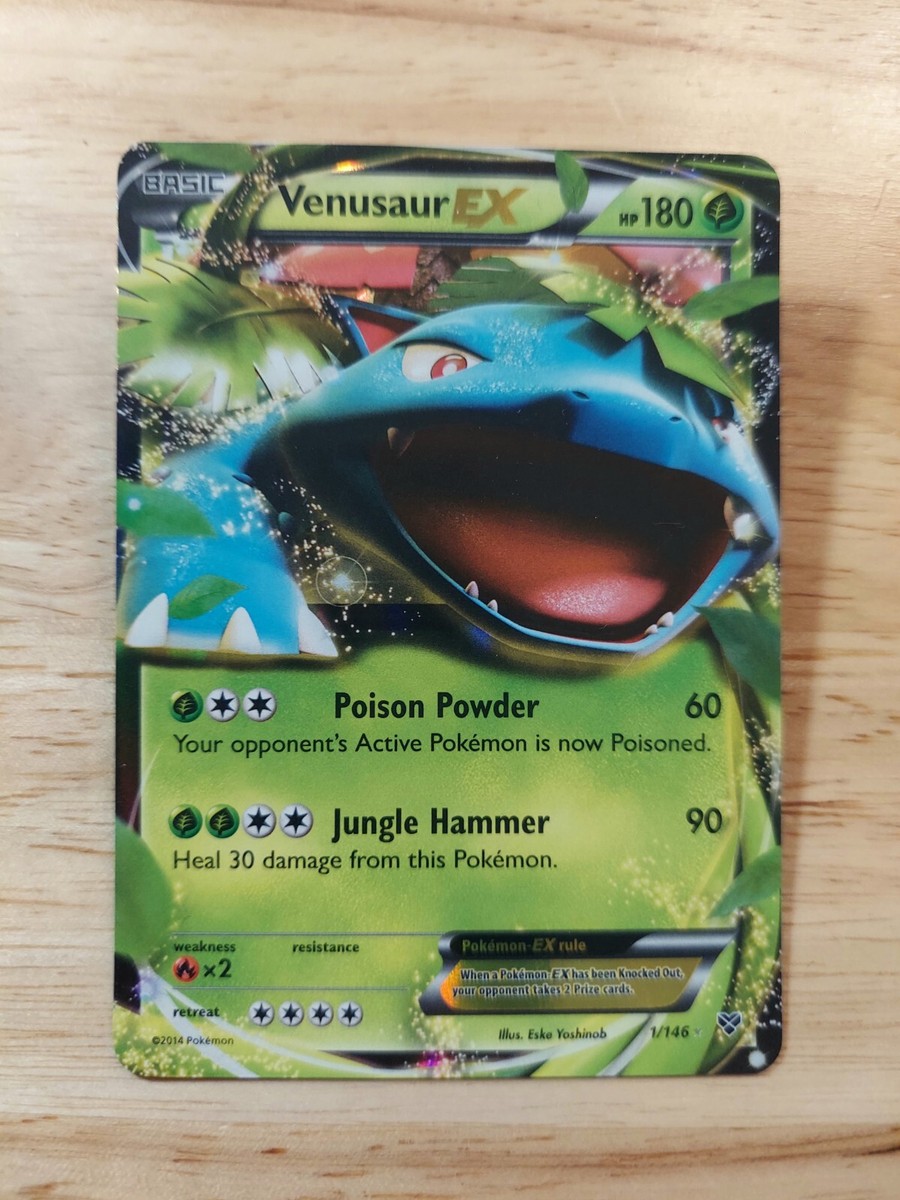 Venusaur EX 1/146 XY Base Set NM Ultra Rare Pokemon Card | eBay Venusaur EX 1/146 XY Base Set NM Ultra Rare Pokemon Card | eBay