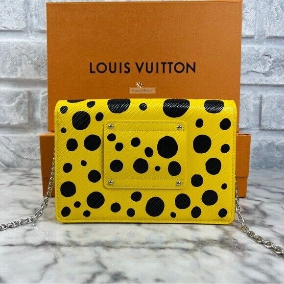 Louis Vuitton x Yayoi Kusama Twist Belt Chain Wallet In Louis Vuitton x Yayoi Kusama Twist Belt Chain Wallet In