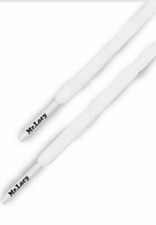 Laces Mr Lacy Puffies White round puffy shoelaces 5.5mm wide 120cm long, Premium