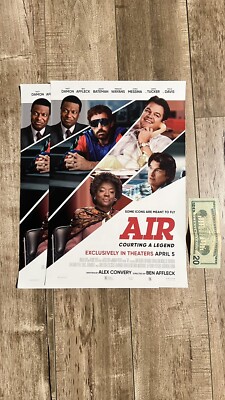 Air Courting a Legend - original promo AMC movie poster 18x12 Air Jordan NIKE
