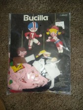 Bucilla "Jeweled" Holiday Ornaments "Good Sports" Set Of 4