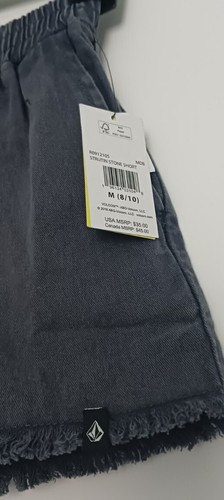 NEW Volcom Stone Distressed Pockets Stretch Waistband Short Sz.M (8 / 10) - Picture 6 of 9
