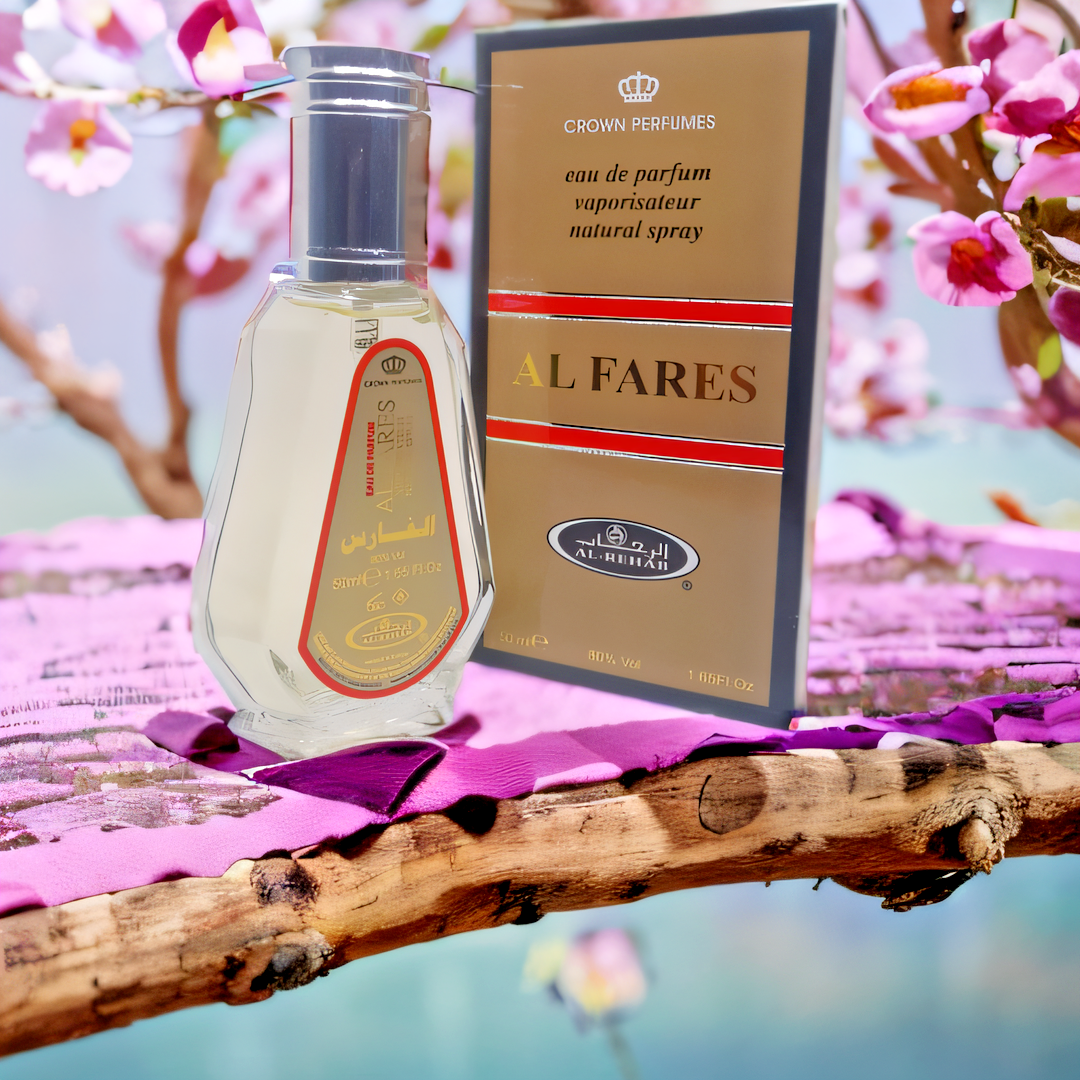 Crown Perfumes AL FARES Eau De Parfum Natural Spray 50ml Oriental Scent ORIGINAL