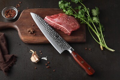 Xinzuo B9 Chef Knife Japanese Style 67 Layers Damascus Steel Rosewood Handle