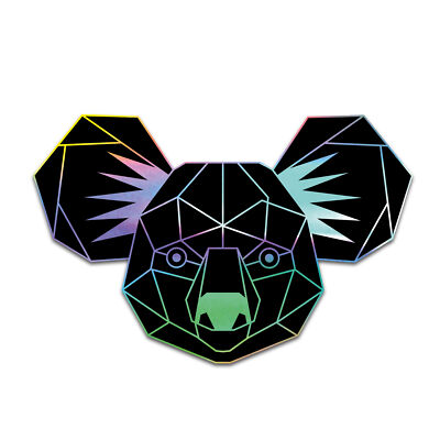 Polygon Koala Hologram Sticker Film Sticker Animals Effect Abstract R117