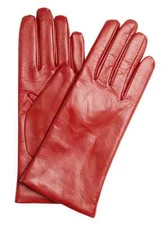 All Gloves Red Nappa Leather Itouch Tech Gloves 7 S NWT $165
