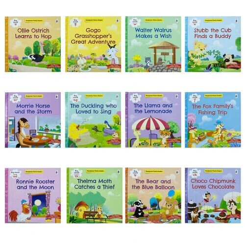 Woodpecker Books My Second Phonic Sounds 12 Books Collection Set Fun Activit