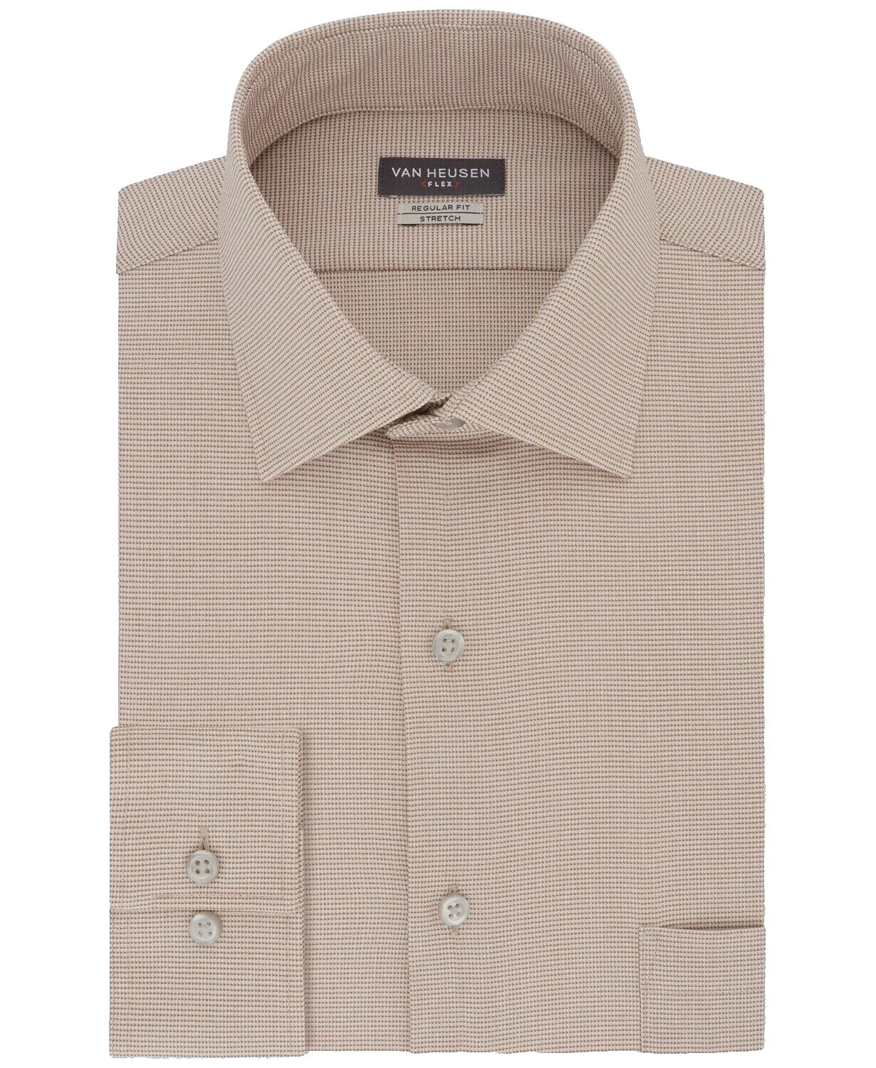 Van Heusen Brown Dress Shirts for Men