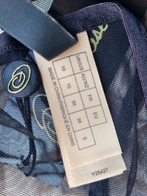 NWT Dita Von Teese Black Mocha Silk Park Avenue Full Brief Size 10 FR 38 EU 36