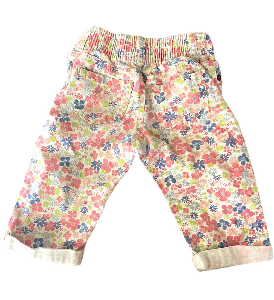 vintage oshkosh 花柄　コーデュロイ　3T usa Vintage Oshkosh 3 Mo Floral Overalls Short Bubble Romper