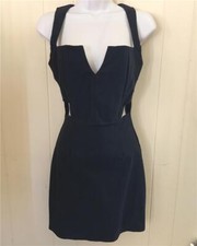 NASTY GIRL Black Bust accent, Open back, Cut-outs Dress M