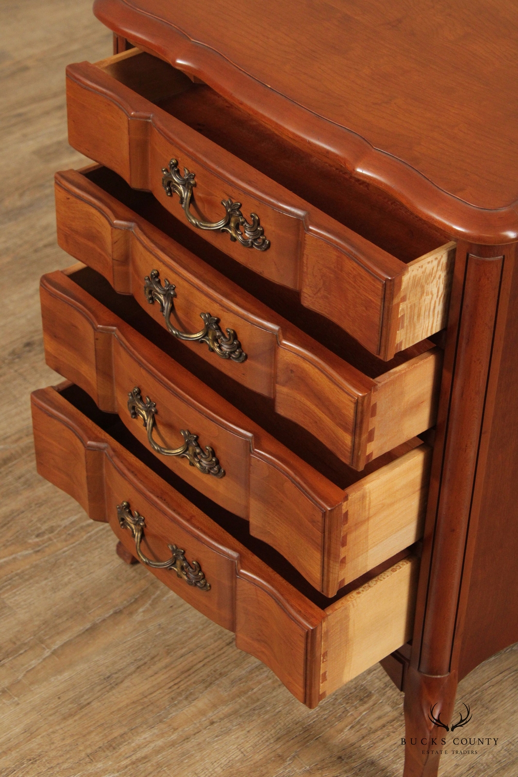 Permacraft French Provincial Style Pair Cherry Nightstands eBay