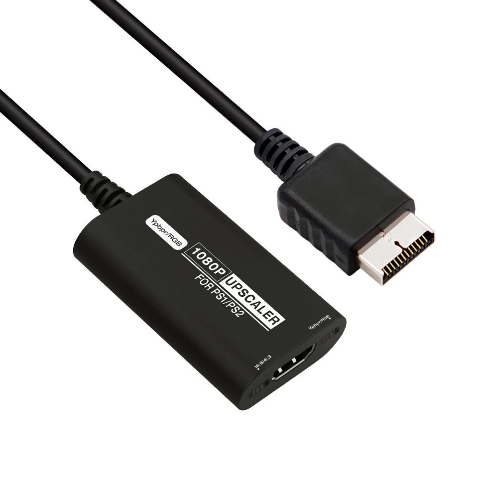 PS1 PS2 to HDMI Adapter Converter RGB YPbPr to HDMI for PlayStation 1 PSX PS2 - Image 3 of 4