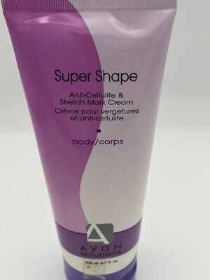 Avon Solutions SUPER SHAPE Anti-Cellulite & Stretch Mark Cream - 6.7oz.