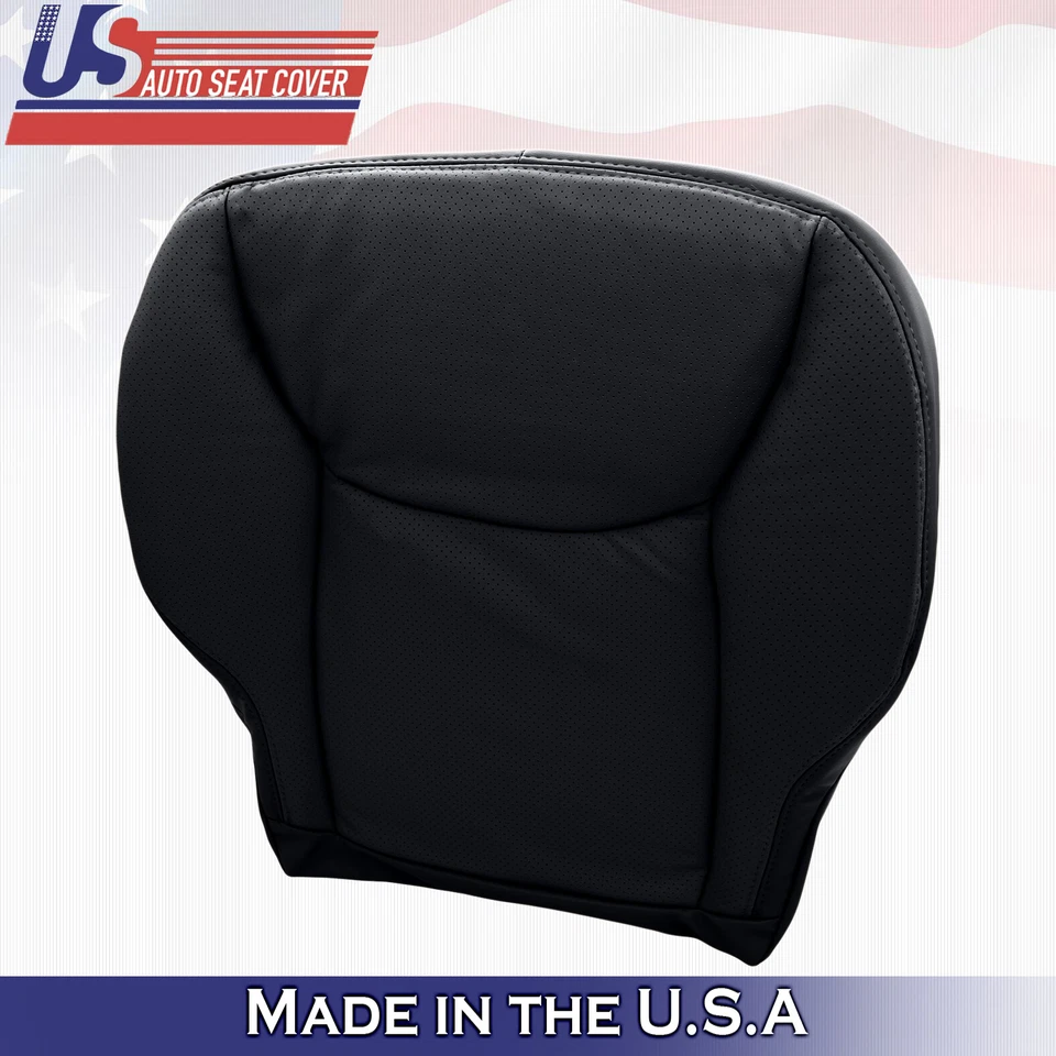 Cubierta de asiento de cuero inferior del conductor en negro para Mercedes Benz Clase S 2000 a 2002 Foto 2 de 4