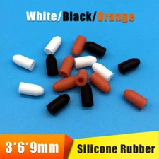 Silicone Rubber Plug 3*6*9mm End Cover Caps Blanking Plugs For Syringe Injector