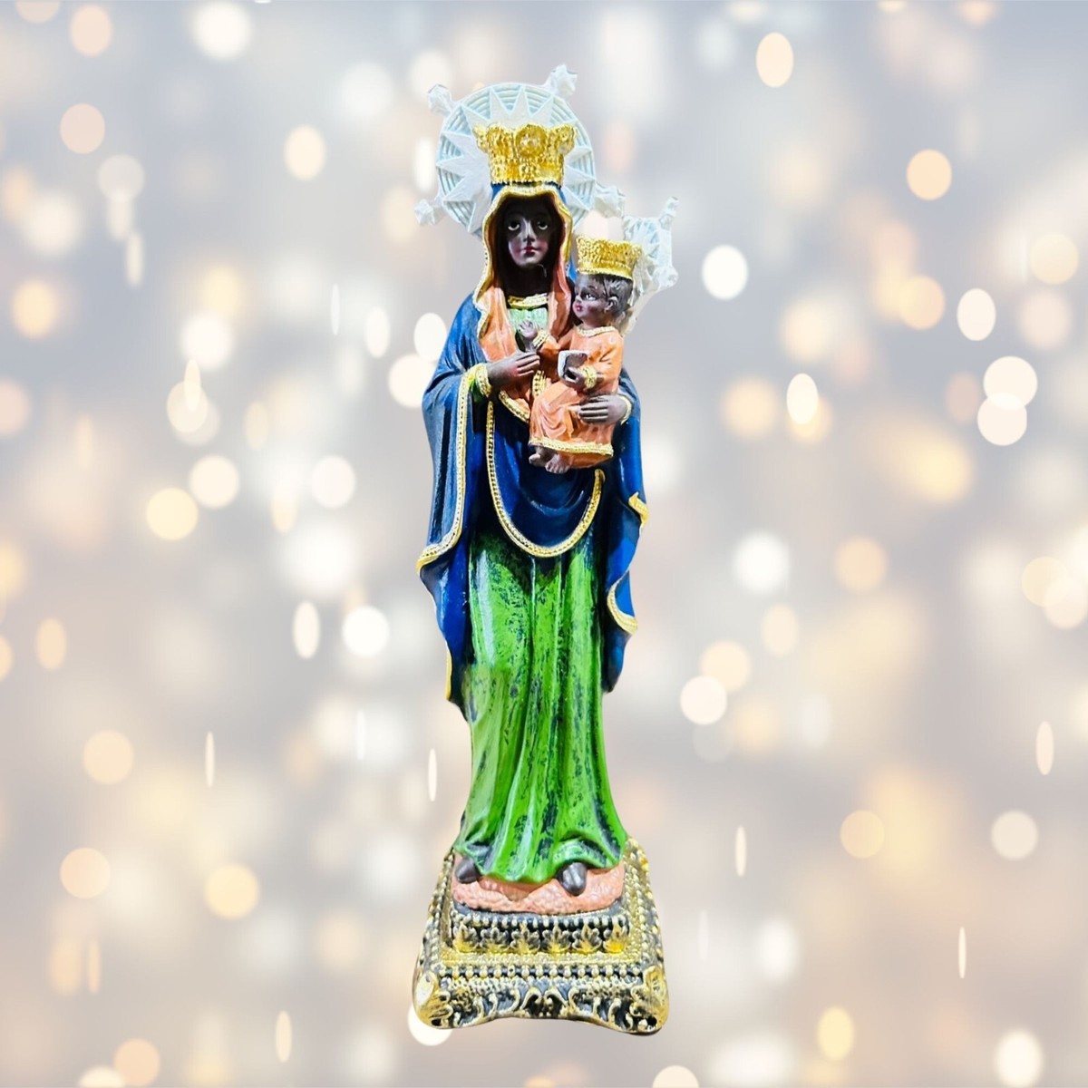 Saint Barbara Africa Erzulie Dantor statue 8 Inches | Spiritual