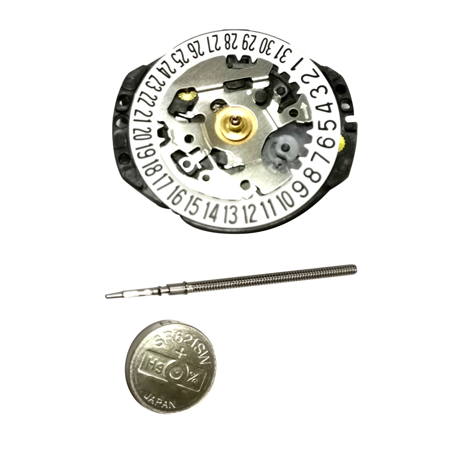 Single Calendar 3 Hands Quartz Watch Movement for Japan VX82 VX82E Movement