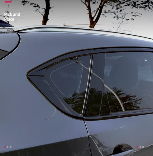 Car Window Molding Trims Seal Belt Strips Gloss Black For Mazda CX-5 2017- 2025 - Picture 5 of 5