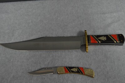 Timber Wolf Bowie/ Pocket Knife Combo Set