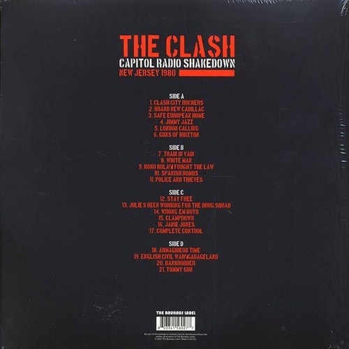 The Clash - Capitol Radio Shakedown 2xLP Vinyl New Jersey 1980 Live Recording - Foto 4 di 6