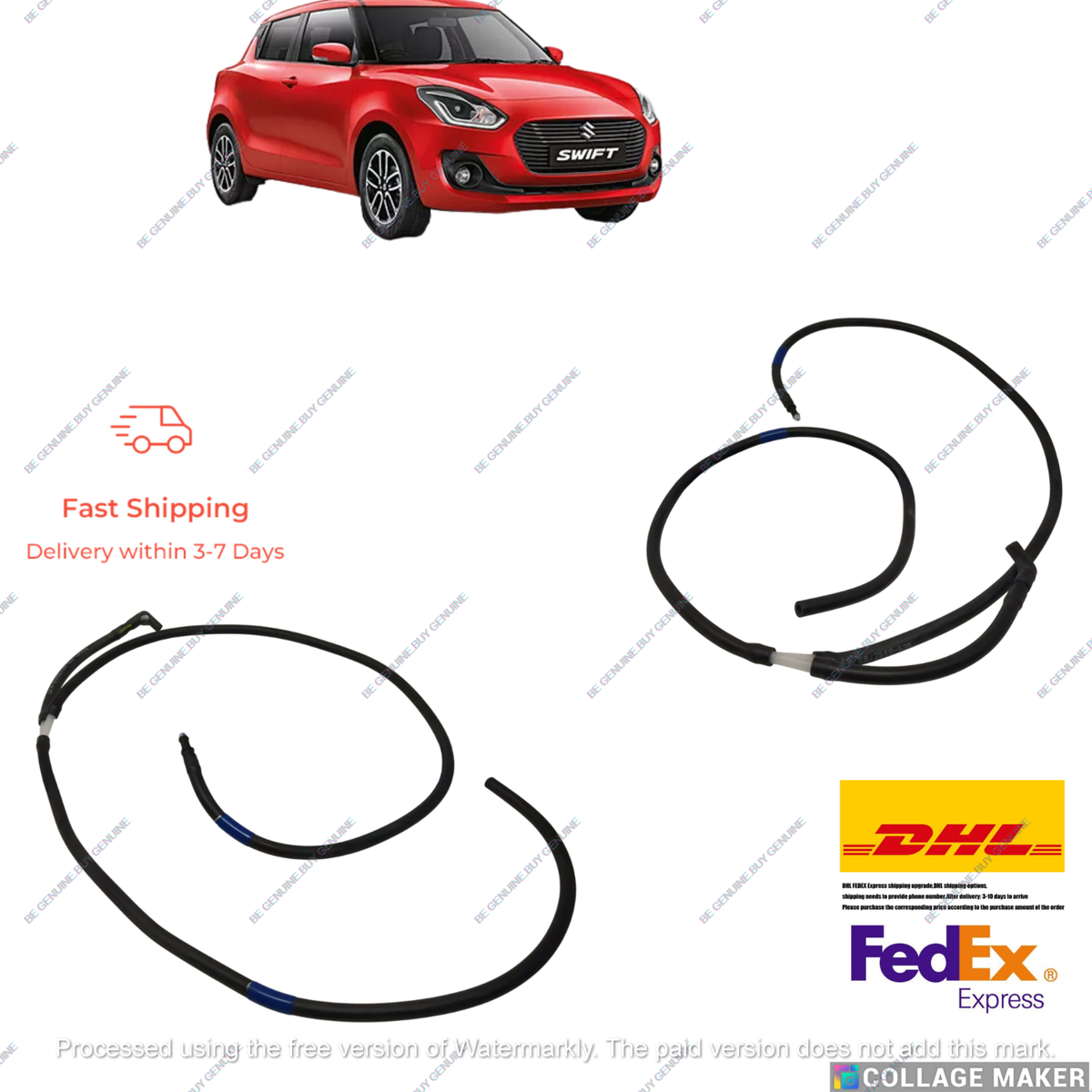 38832M56R00 Genuine Hose Assembly Front Washer Fit For Suzuki