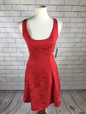 GUESS Coral Pink Sleeveless Dress Tropical Womens Extra Small NWT NEW $98