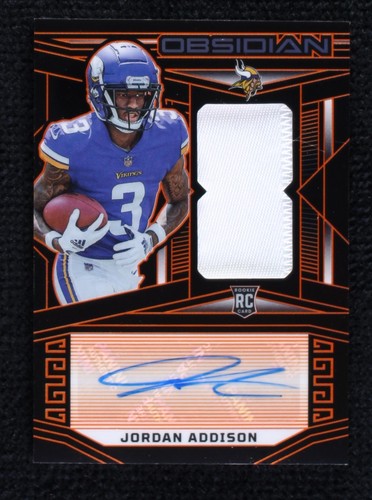 2023 Panini Obsidian Black Color Blast #7 Jordan Addison PSA 10