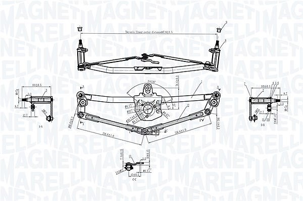 Magneti Marelli WischergestäNge Vorne U.A. FüR Audi, Seat, Skoda, VW-image