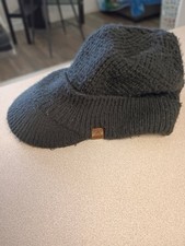 adidas winter black visor hat Unisex One Size Knit Hat