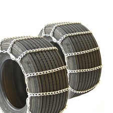 Titan Truck Tire Chains Widedual Mount Cam On Road Snowice 8mm 11-22.5
